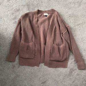 Universal thread mauve cardigan